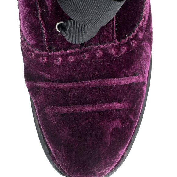 Women's Neosens Purple Velvet  ,Hocus Pocus witch, Ankle Booties size 9 Winfred - Picture 10 of 16